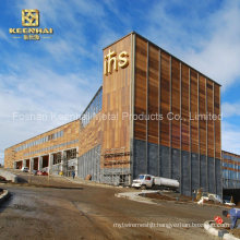 Corten Steel Facade Design Curtain Wall Rainscreen (KH-CS-60)